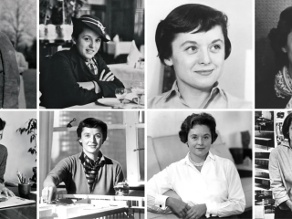 Collage of Florence Knoll pictures