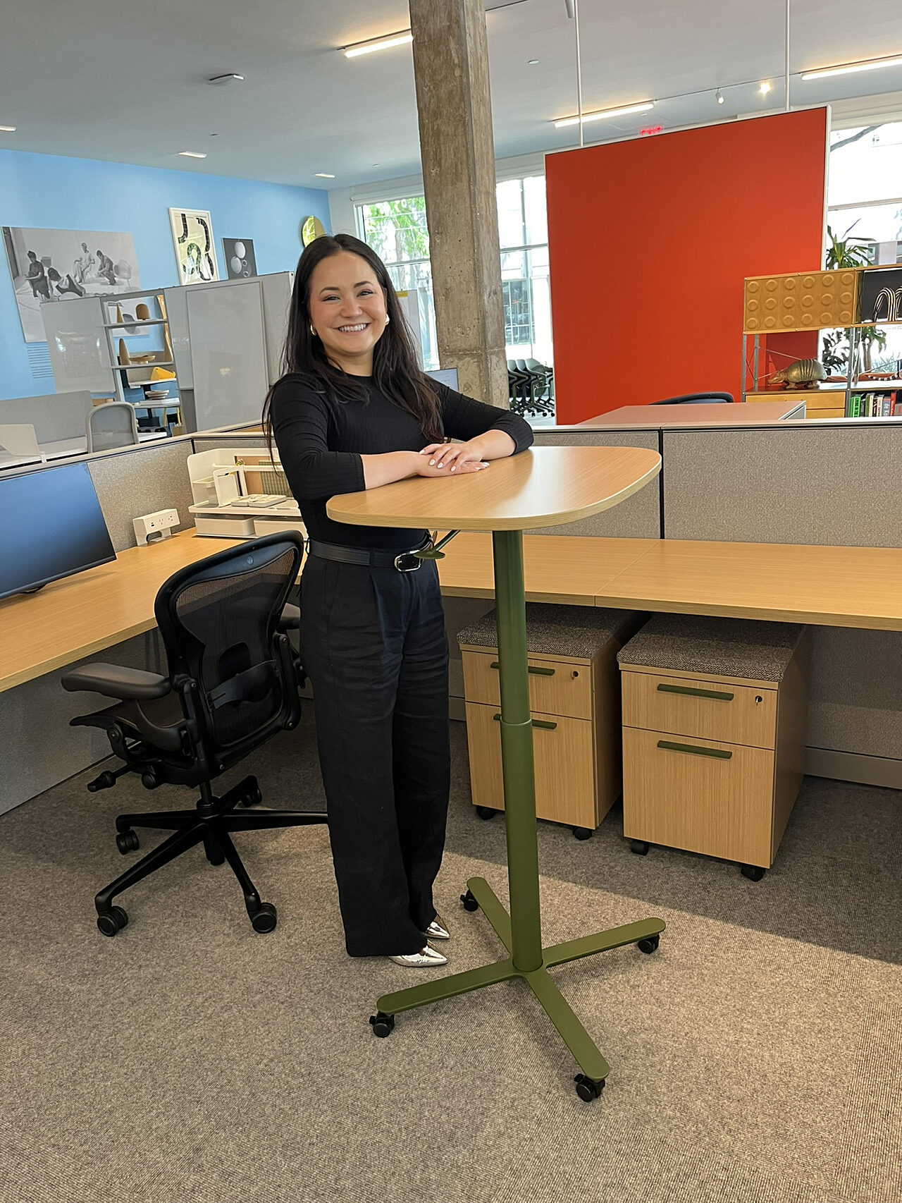 Jessie at MillerKnoll Showroom